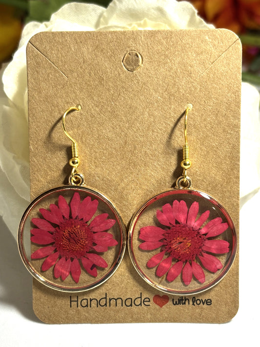 Earrings- Daisy Flower