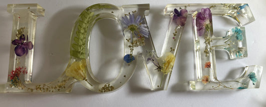 Decorative Floral Sign- LOVE